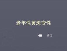 老年性黄斑变性