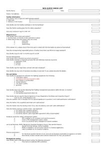 自我及供應商評估