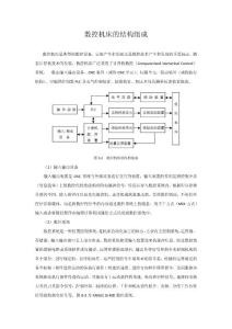 數(shù)控機(jī)床的結(jié)構(gòu)組成