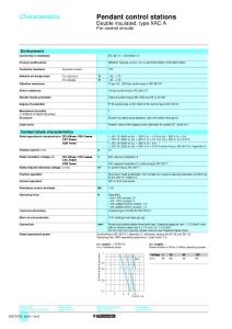 Pendant control stations Double insulated, type XAC A  For control circuits