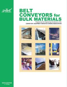 散状物料带式输送机 CEMA 第六版 Belt Conveyors for Bulk Materials 6th Edition 6-1