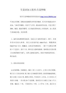 生姜油加工技術-生姜種植