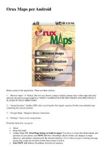 Orux Maps per Android