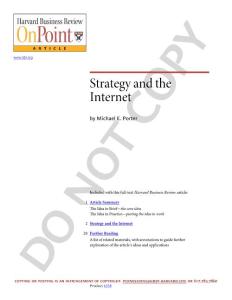strategy and the internet