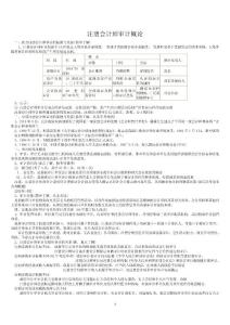 注冊會計師審計概論