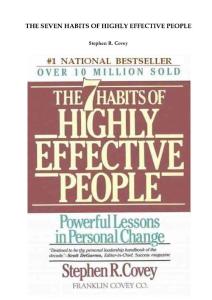 高效強(qiáng)人士的七個(gè)習(xí)慣英文版