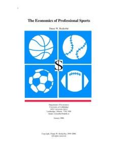 《The Economics of Professional Sports》-171pages-