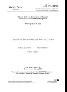 Correlation Risk and Optimal Portfolio Choice