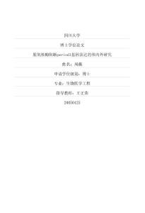 脫氧核酶阻斷period1基因表達(dá)的體內(nèi)外研究