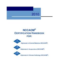 Nccaom 2010_Candidate_Handbook