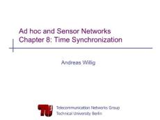 AdHoc-Sensor-Time-Synchronization