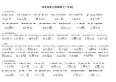 四字詞語?歸類整理【二年級】