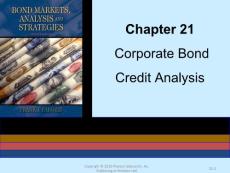 固定收益证券Corporate Bond Credit Analysis